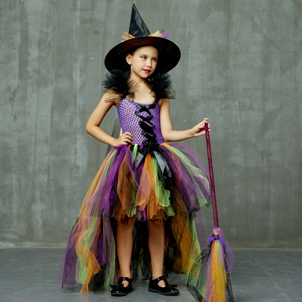 Witch Halloween Kids Dress