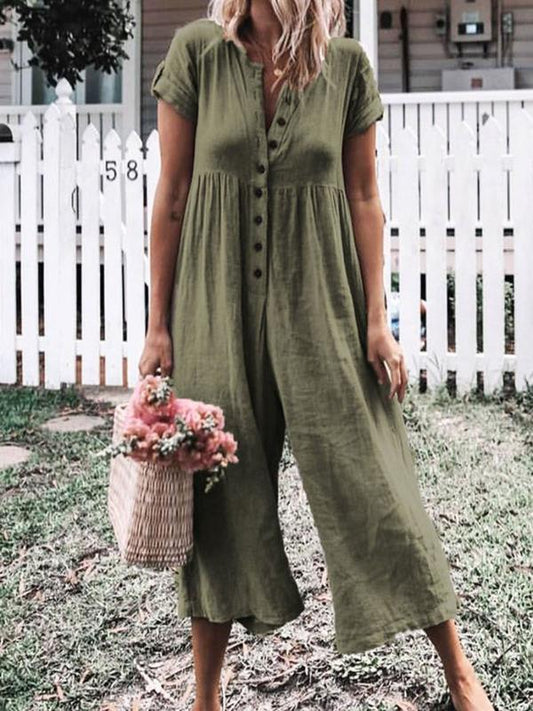 Women's Casual Loose Jumpsuit