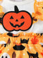 Children's Halloween New Girls Pumpkin Jumpsuit