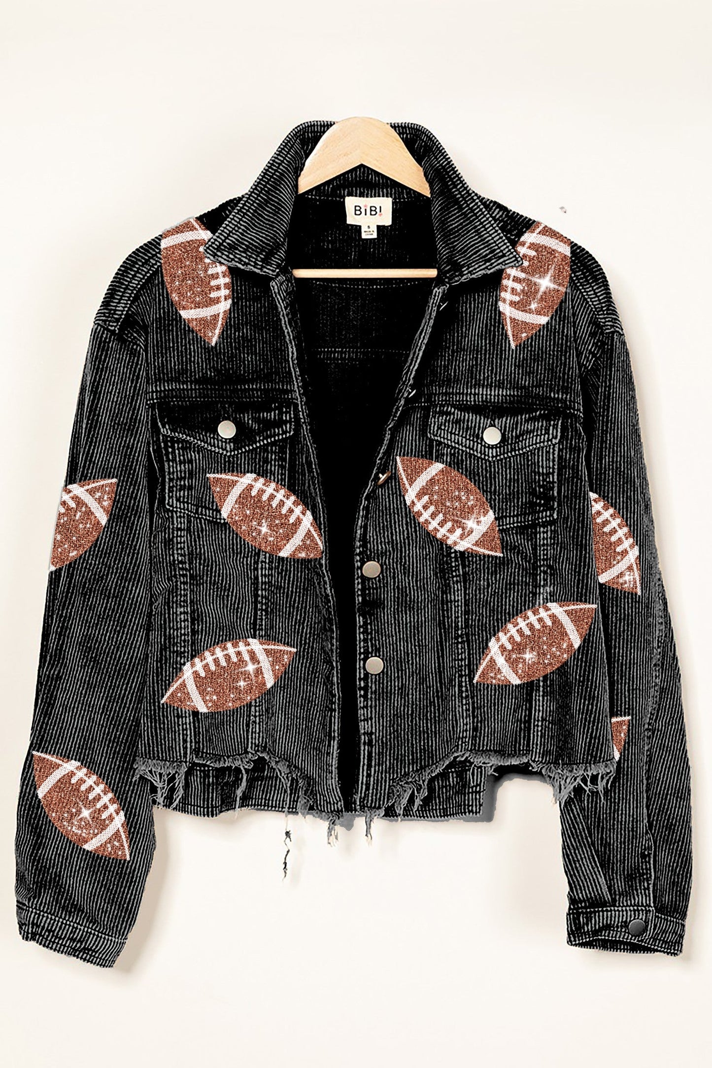 Women's Baseball Denim Jacket