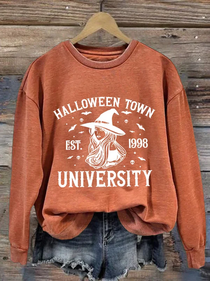 Women's Halloweentown Est 1998 Vintage Sweatshirt