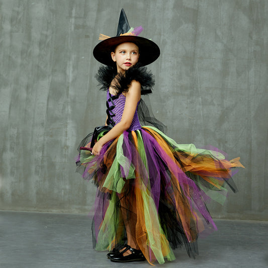 Witch Halloween Kids Dress