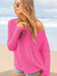 Women's Knit Cover Up Top