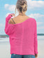 Women's Knit Cover Up Top