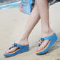 Women's Beach Boho Beaded Vintage Wedge Sandals