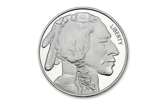 1-oz Silver Round Buffalo Nickel Coin