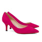 60mm Kitten Heels Red Bottom Pumps Summer Daily Suede