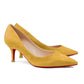 60mm Kitten Heels Red Bottom Pumps Summer Daily Suede