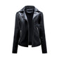 Women's Slim Lapel Biker Biker Jacket