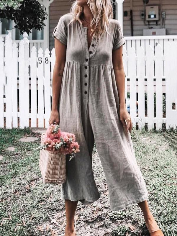 Women's Casual Loose Jumpsuit