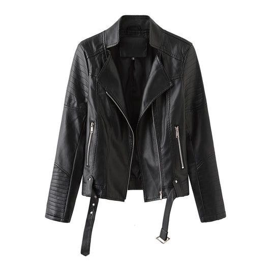 Ladies Motorcycle PU Jacket