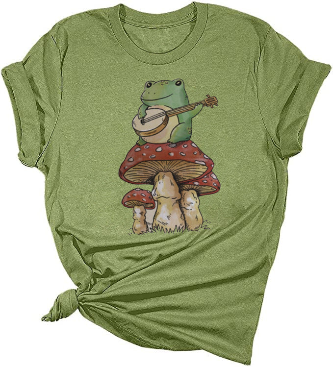 Women‘s Frog Shirt Cute Frog T-Shirt