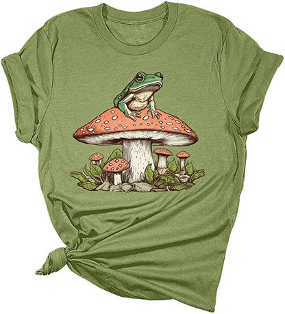 Women‘s Frog Shirt Cute Frog T-Shirt