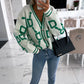 Women's Daily V Neck Knit Cardigan