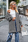 Women's Loose Knit Pocket Jacket