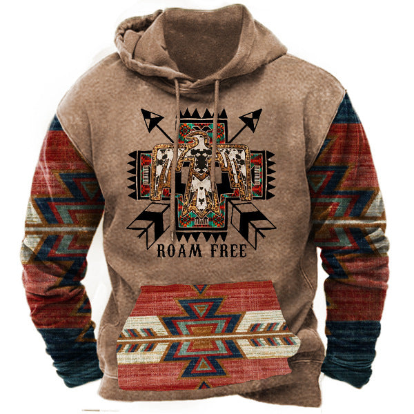 Men's Vintage Long Sleeve Hoodie