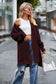 Women's Loose Knit Pocket Jacket