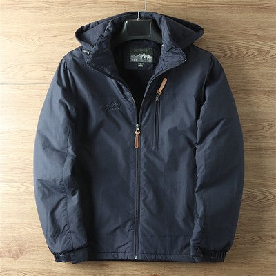 Men's Outdoor Sports Warm Hooded Jacket