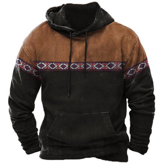 Men's Vintage Long Sleeve Hoodie