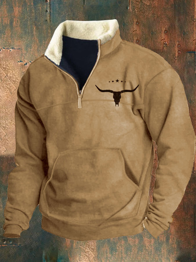 Men's Long Sleeve Vintage Yellowstone Sweatshirt