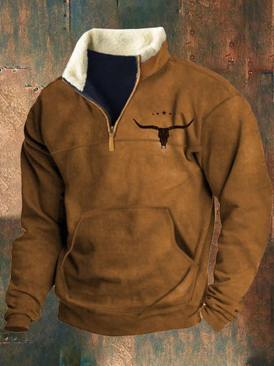 Men's Long Sleeve Vintage Yellowstone Sweatshirt