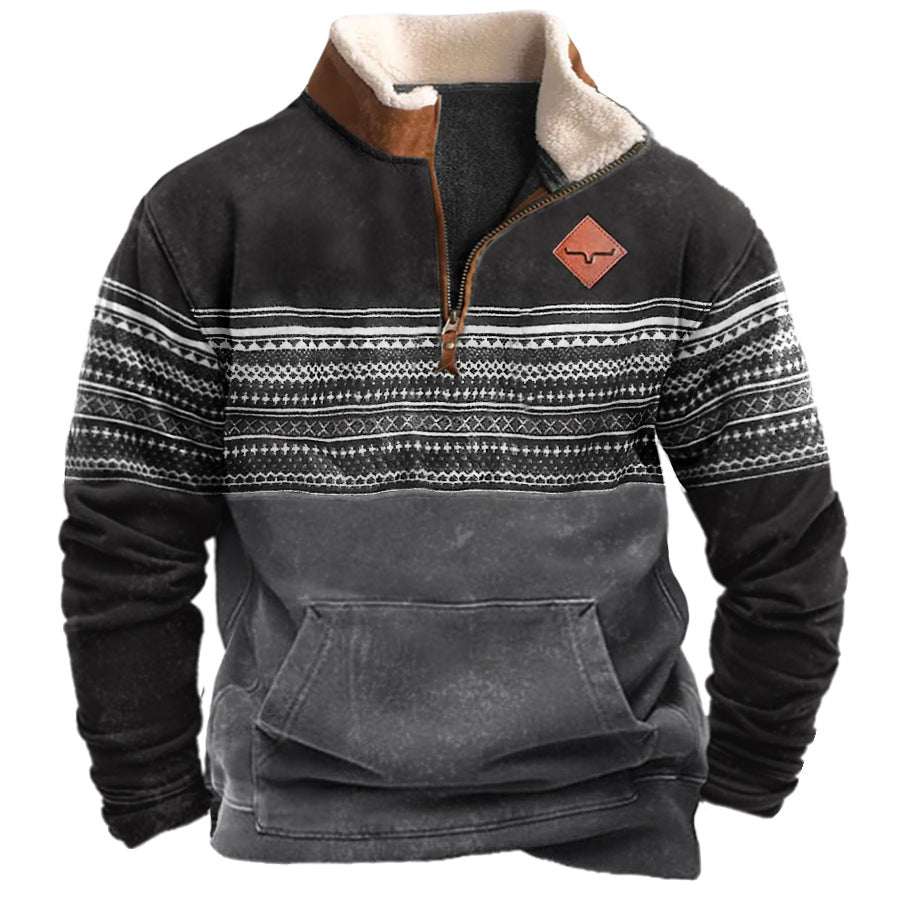 Men's Long Sleeve Vintage Yellowstone Sweatshirt