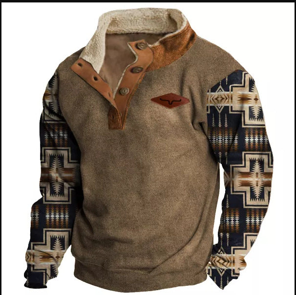 Men's Long Sleeve Vintage Yellowstone Sweatshirt