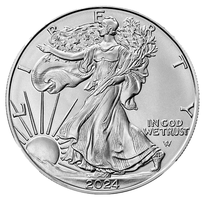 2024 W $1 American Silver Eagle Coin