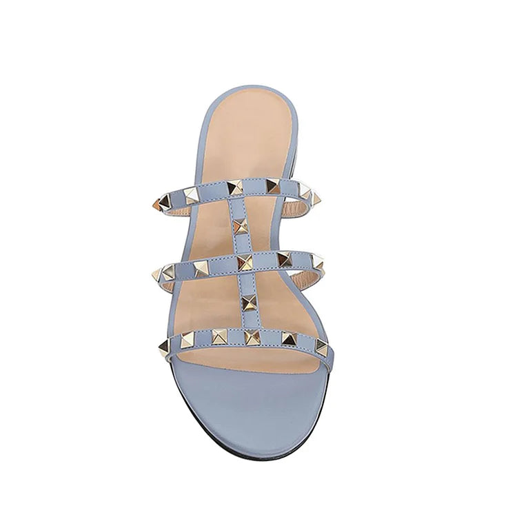 Women's Daily Ballets Summer Flats Rivets Sandals