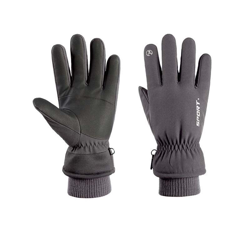 Adult Ski Gloves Warm Fleece Non-slip Waterproof Outdoor Gloves