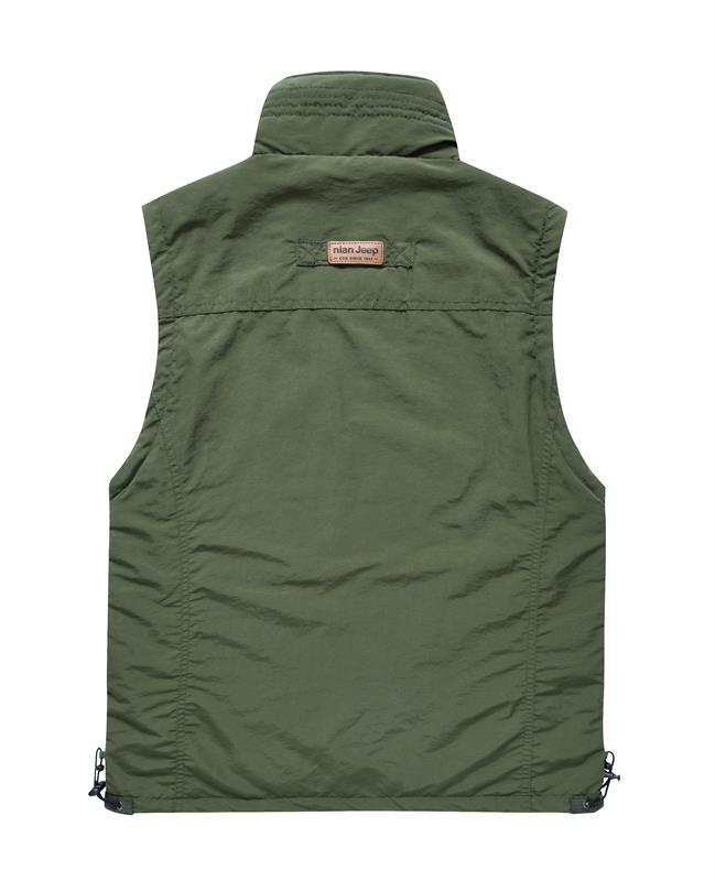 Men's Fleece Thickened Outdoor Vest Jacket