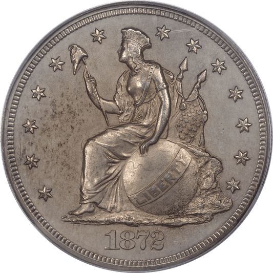 1872 T$1 PF Commercial Dollar