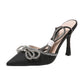 Women's Arrow Bow Heeled Sandals