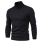 Men's Slim High Neck Pullover Basic Top Knitted Warmth