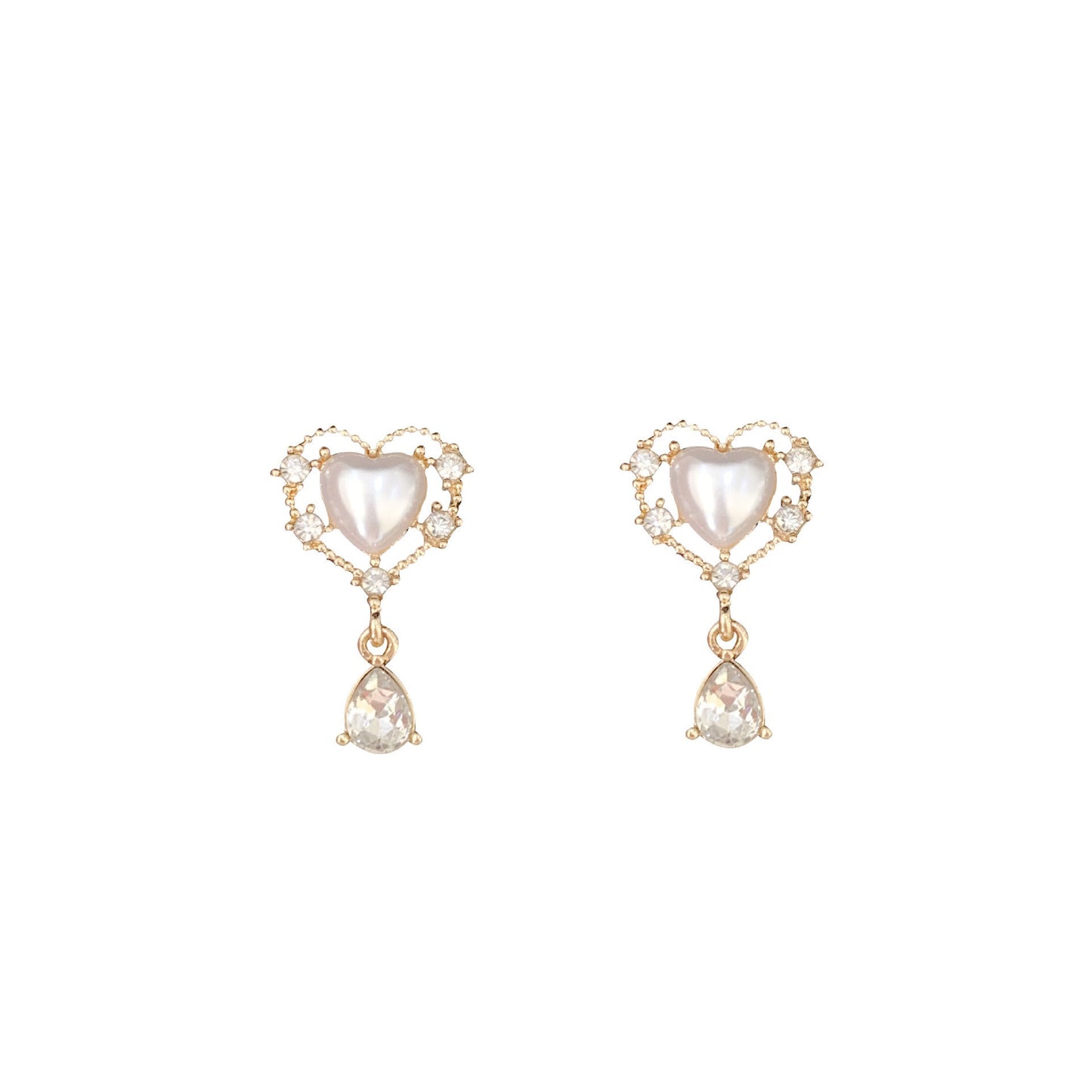 Love Drop Earrings Ear Clip