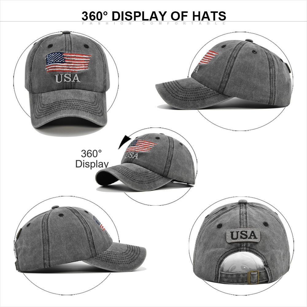 USA American Flag Baseball Hat Fashion Cap