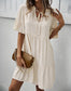 Women's Short Sleeve Solid Color Casual Dress