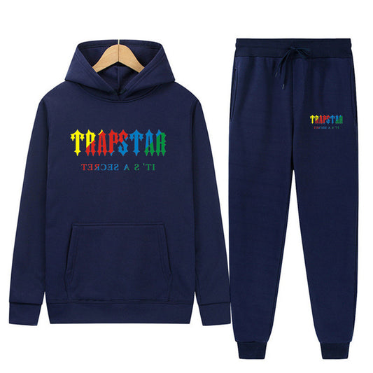 Trapstar Unisex Sport Hoodies Sweater Two-piece Set