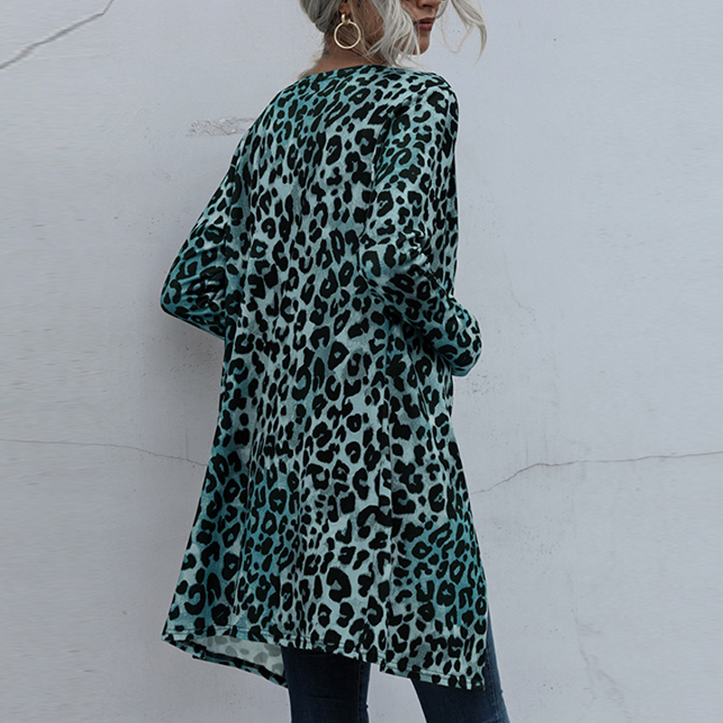 Women's Leopard Print Cardigan