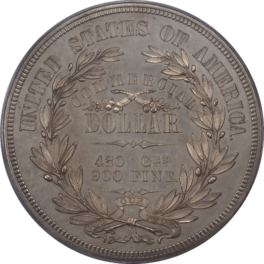 1872 T$1 PF Commercial Dollar