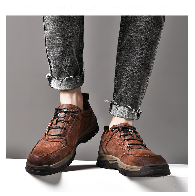 Men's Leather Sneakers Casual Shoes