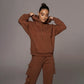 Sweatshirt And Track Pants Set For Women