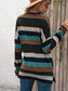 Women's T-Shirt Striped Long Sleeve Casual Tee