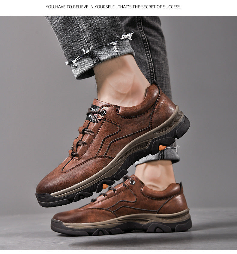 Men's Leather Sneakers Casual Shoes