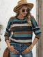 Women's T-Shirt Striped Long Sleeve Casual Tee