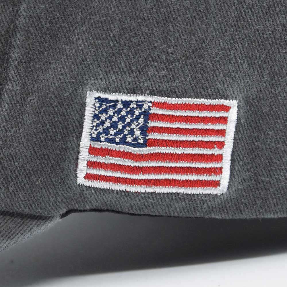 Men's Original FL Shark Hat Florida Vintage Denim American USA Flag Baseball Cap