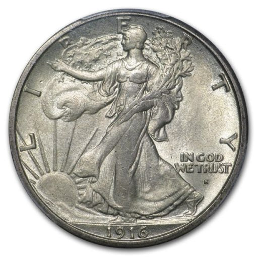 1916-1933 Silver Eagle & Walking Liberty Ultra High Relief Coin