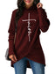 Women's Hoodie Faith Print Sweater Hoodie