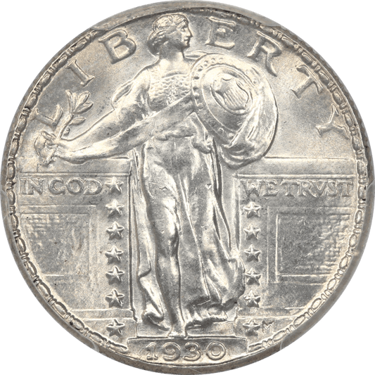 1930 25C Standing Liberty Quarter Coin