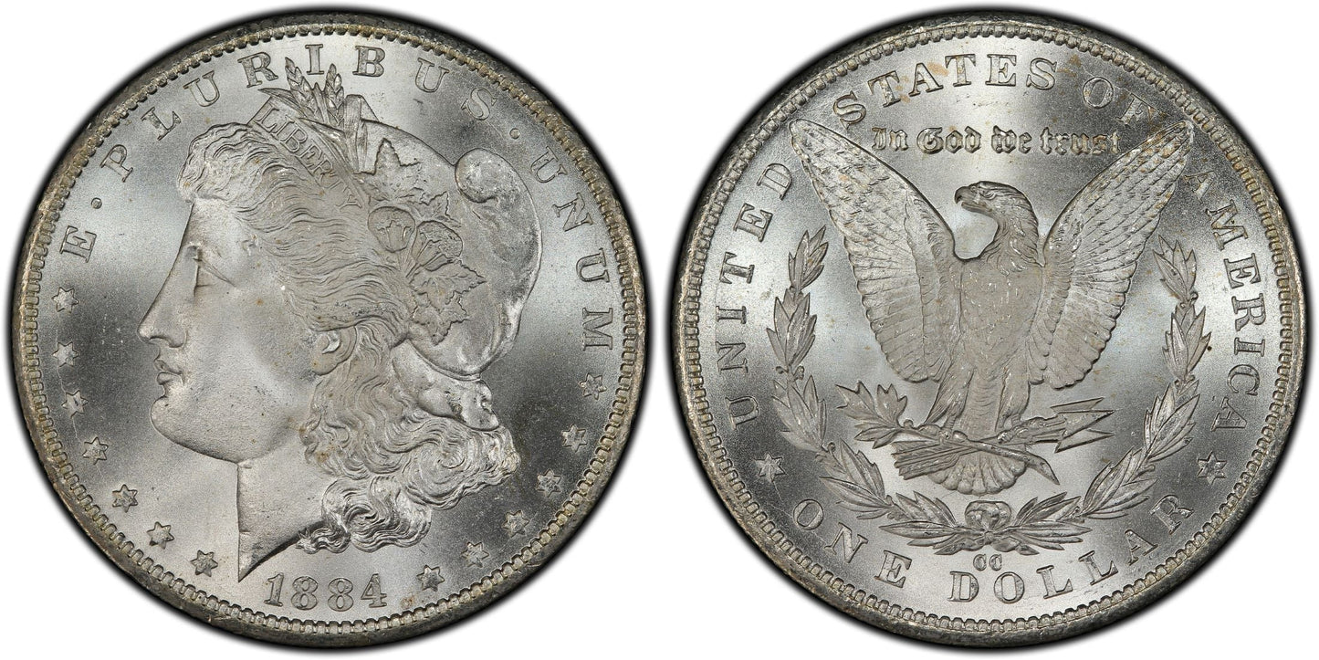 1884-CC Morgan Silver Dollar $1